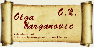 Olga Marganović vizit kartica